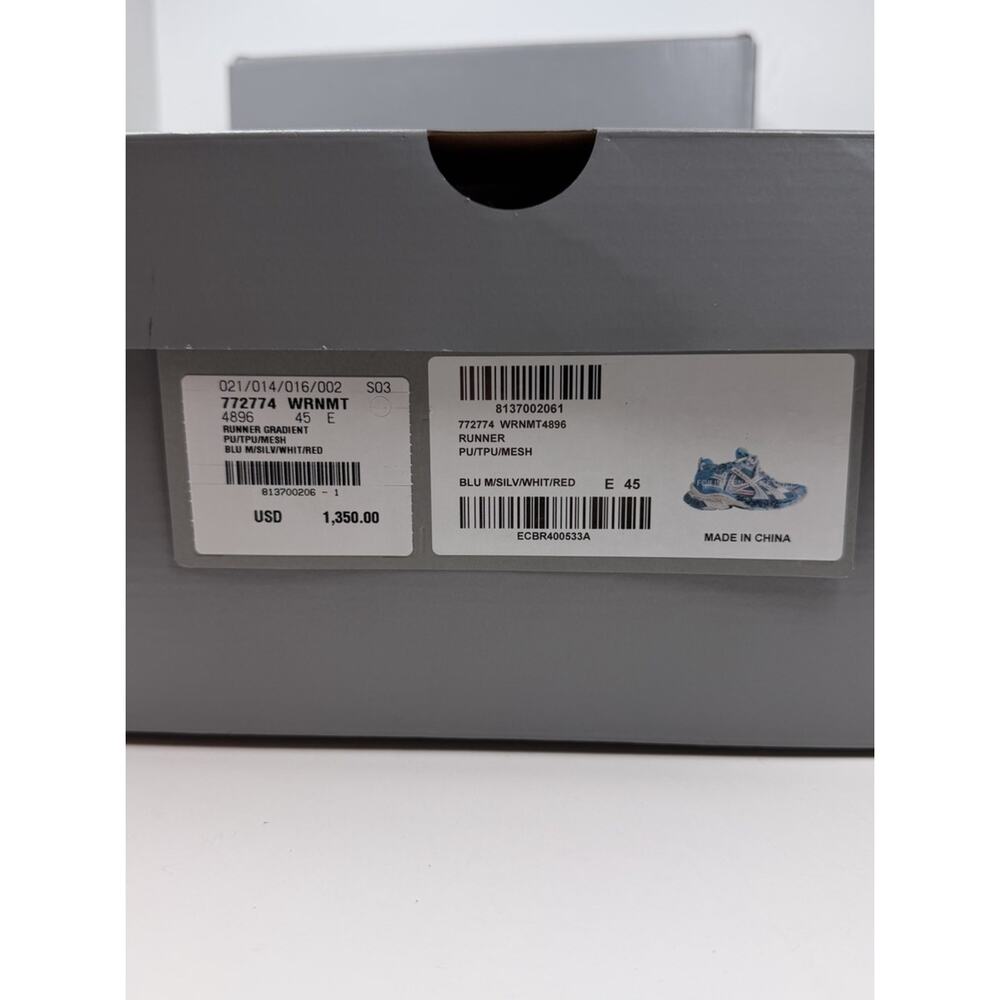 Size 45EU/12US - Balenciaga Runner Marathon Blue Unreleased💙 NEW/RETAIL $1.4K! - Picture 11 of 11